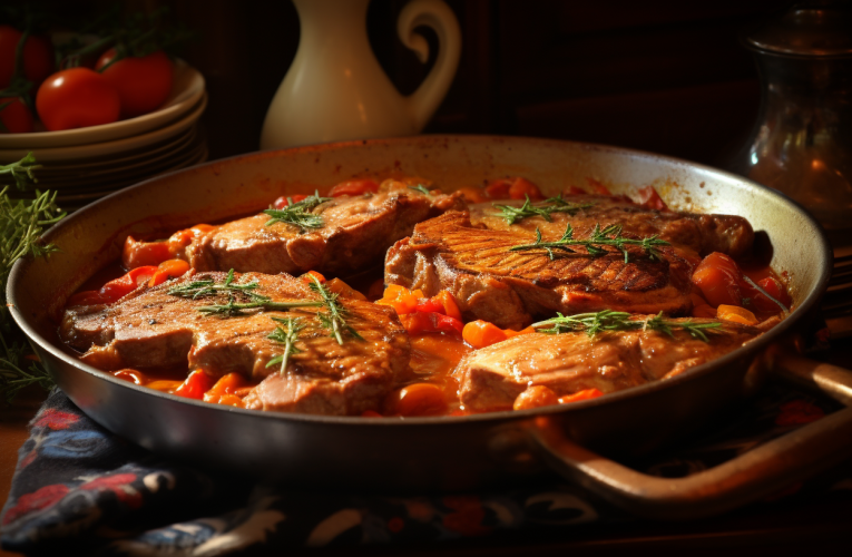 Italiaanse Gestoofde Varkenssteaks: Een Culinaire Reis vol Smaak