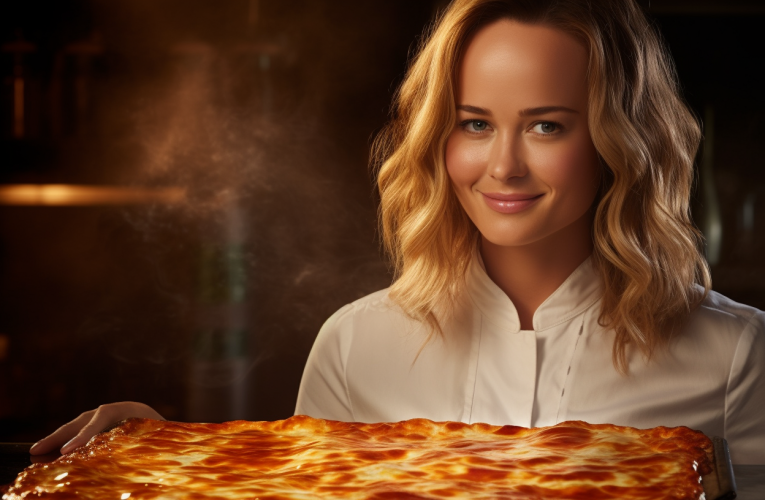 Leer hoe u ‘scheikundelessen’-lasagne maakt door Brie Larson