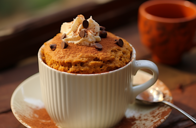 Pompoen Mug Cake: Een Snel en Gemakkelijk Dessert