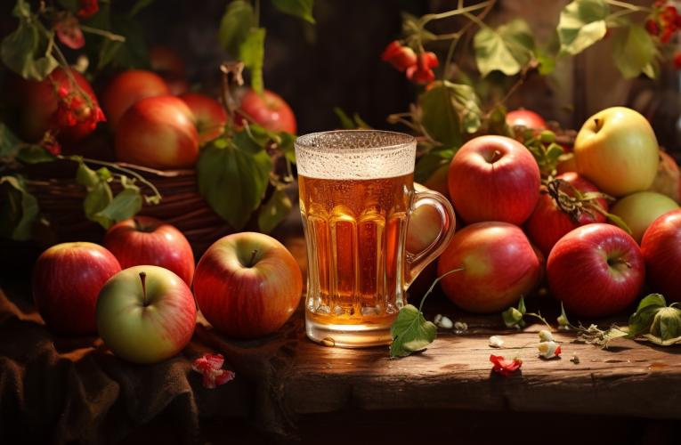 Hoe wordt appel cider gemaakt?