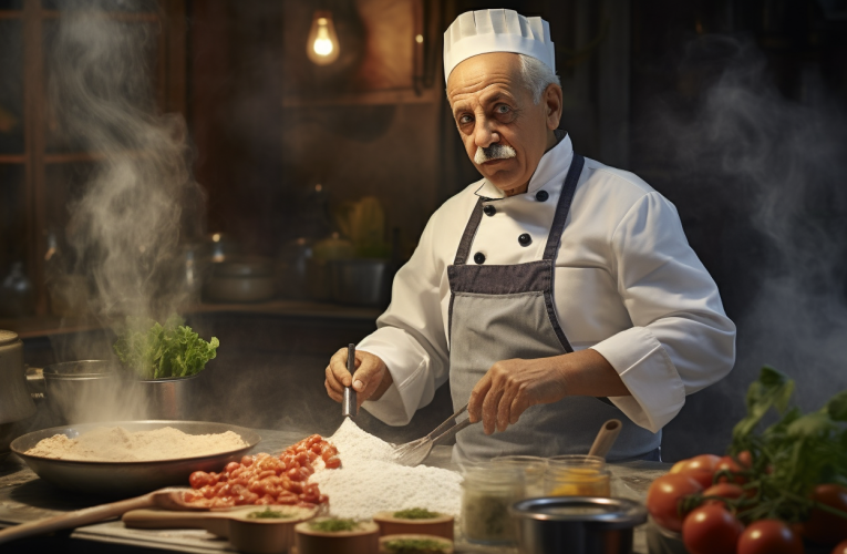 Wie is de beroemde chef-kok in Italië?