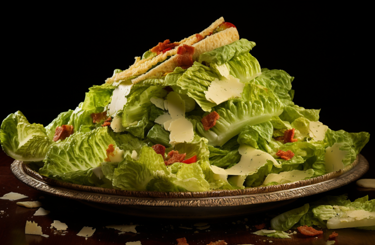 Waaruit bestaat Caesar salade?