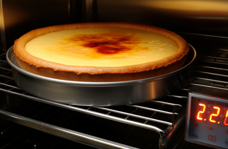 Bak je de New York cheesecake met een thermooven?