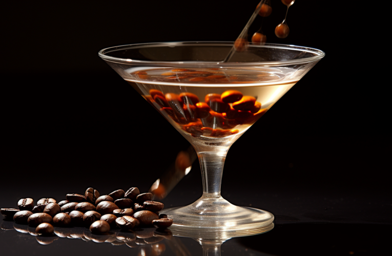Waarom koffiebonen in Espresso Martini?